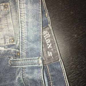 Vintage blade stretched blue jeans
